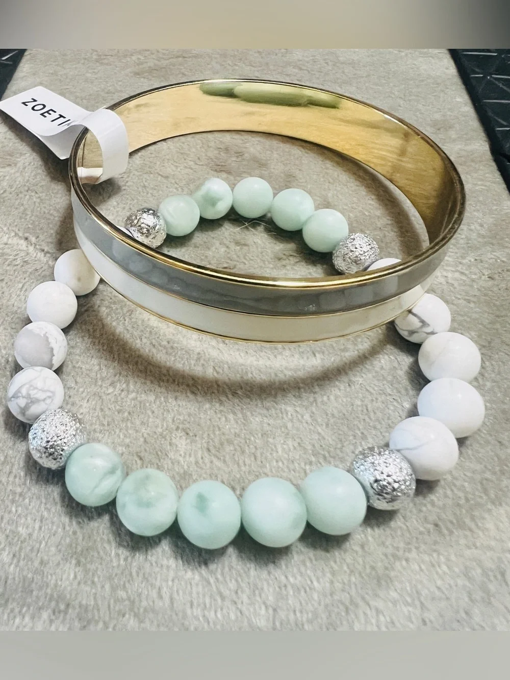 NWT Bangle and Beaded Bracelet Stack